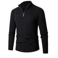 Ephraim | Men's Cable Knit Quarter Zip Jumper