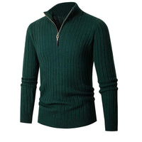 Ephraim | Men's Cable Knit Quarter Zip Jumper