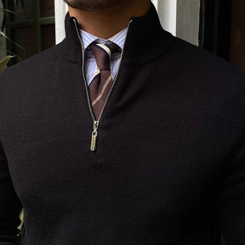 Floyd | Modern Quarter Zip Knit Jumper