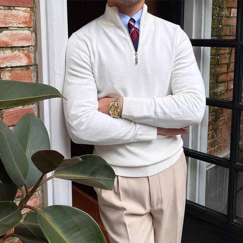 Floyd | Modern Quarter Zip Knit Jumper