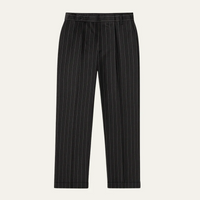 Harris | Men's Lightweight White Pinstripe Smart Casual Dress Trousers