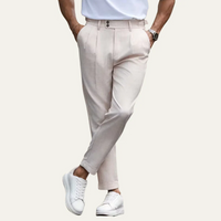 Harold | Slim Fit Lightweight Business Dress Trousers for Men
