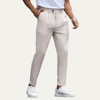 Harold | Slim Fit Lightweight Business Dress Trousers for Men