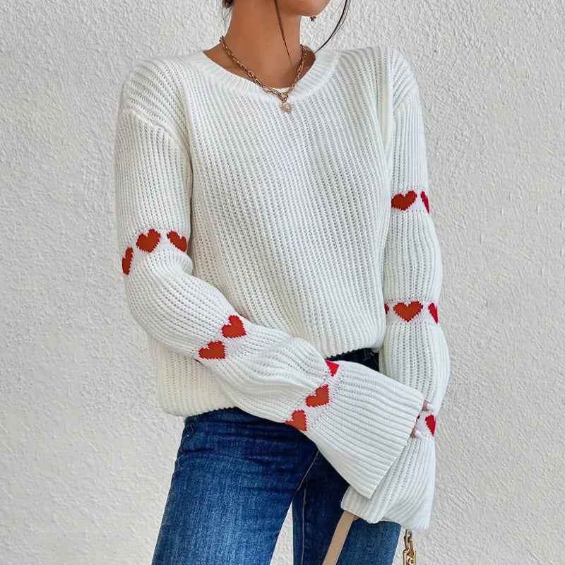 Imelda | Women's Long Sleeve Crew Neck Jumper Ribbed Knit