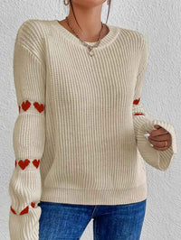 Imelda | Women's Long Sleeve Crew Neck Jumper Ribbed Knit