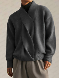 Endicott jumper shawl collar detail