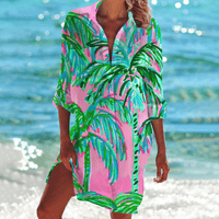Romilly midi dress in Pink Island