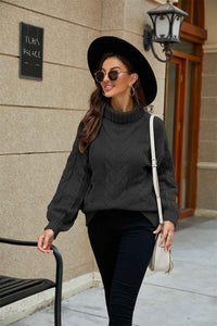 Drusilla | Women's Turtleneck Cable Knit Jumper