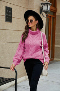 Drusilla | Women's Turtleneck Cable Knit Jumper