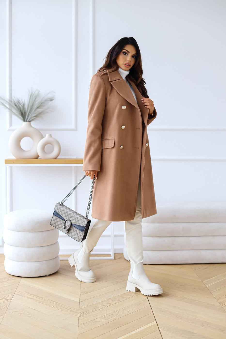 Marisol | Women's Double-Breasted Longline Coat