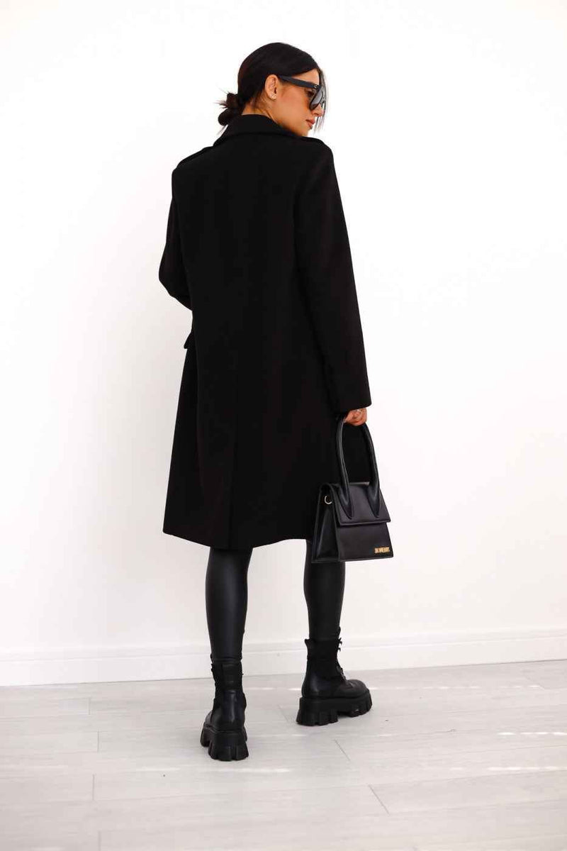 Marisol | Women's Double-Breasted Longline Coat