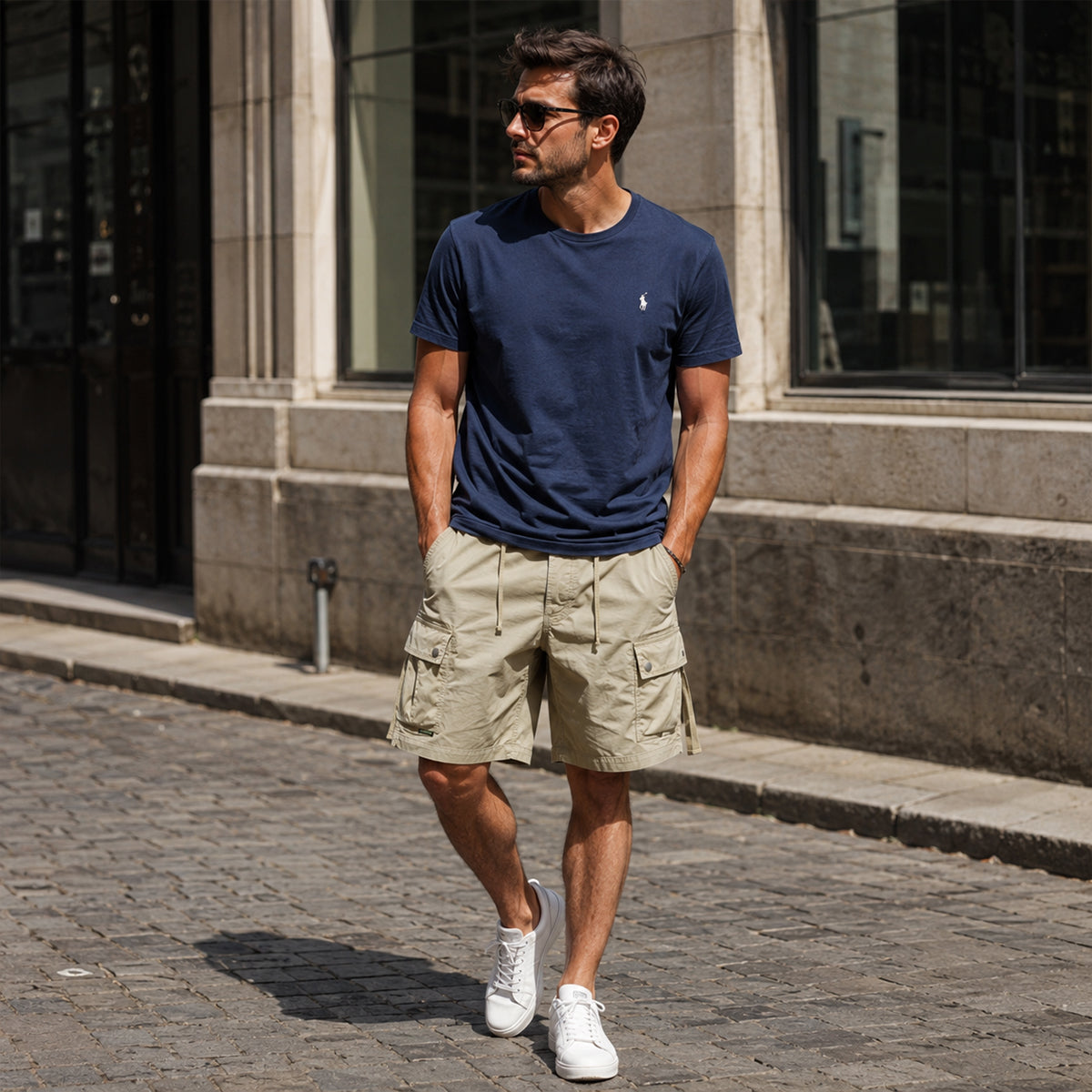 Isaiah | Utility Cargo Shorts with Multi Side Pockets