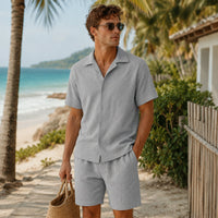 Braxton | Summer Shirt and Shorts Co Ord Set