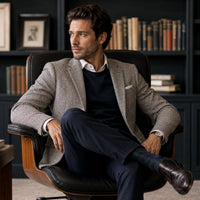 Theodore | Wool Herringbone Tweed Blazer