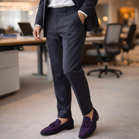 Nicholas | Men's Suede Tassel Loafers