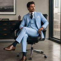 Orlando | Men's Three-Piece Blazer, Waistcoat and Trousers Suit