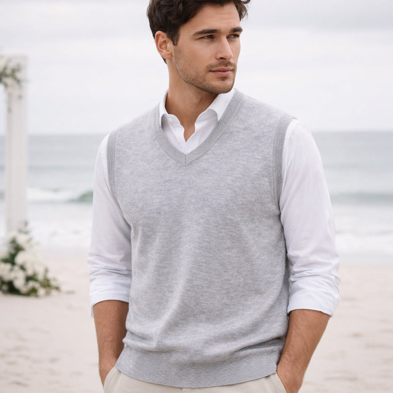 Moses gilet Light Grey