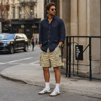 Javier | Men's Lightweight Cotton Cargo Shorts
