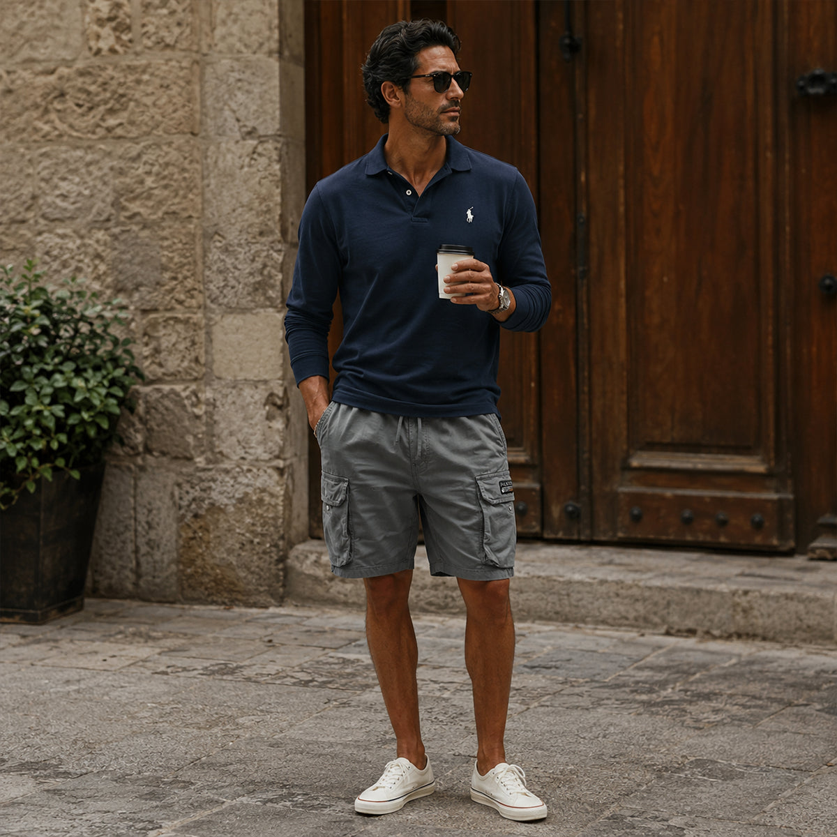 Jarvis | Men's Lightweight Cotton Cargo Shorts