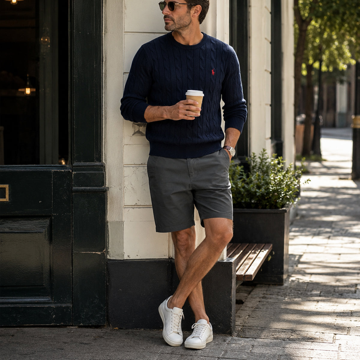 Isidore | Relaxed Fit Summer Cotton Shorts for Men