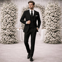 Michael 3 piece suit Black