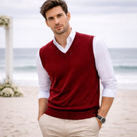 Moses gilet Burgundy