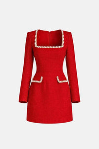 Constance mini dress in Red