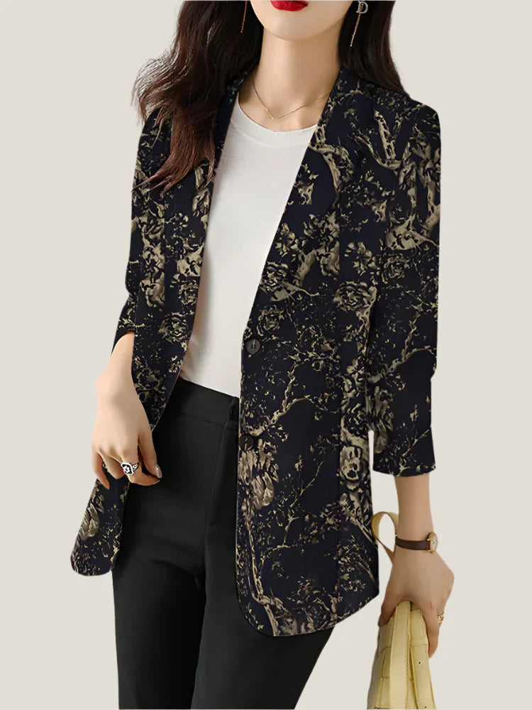 Clemency blazer silhouette detail