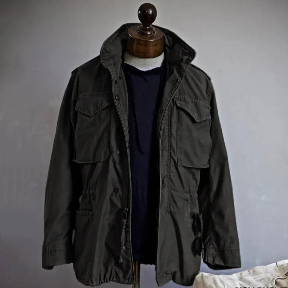 Colm military jacket in Black