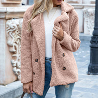 Honora double-breasted jacket in Pink