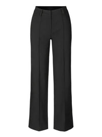 Annabel wide leg trousers fabric detail
