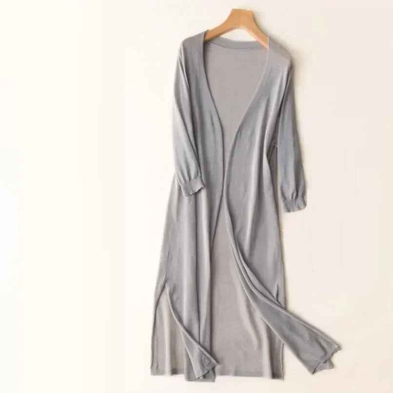 Galatea | Women's Long Duster Cardigan Open Front