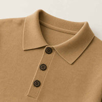 Florian | Cashmere Polo Shirt with Refined Collar