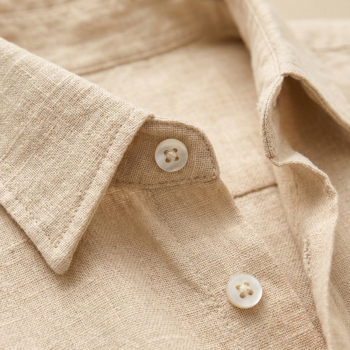 Whitlock linen shirt detail view five