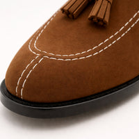 Nicholas | Men's Suede Tassel Loafers
