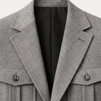 Lorenzo | Multi Pocket Tailored Tweed Blazer