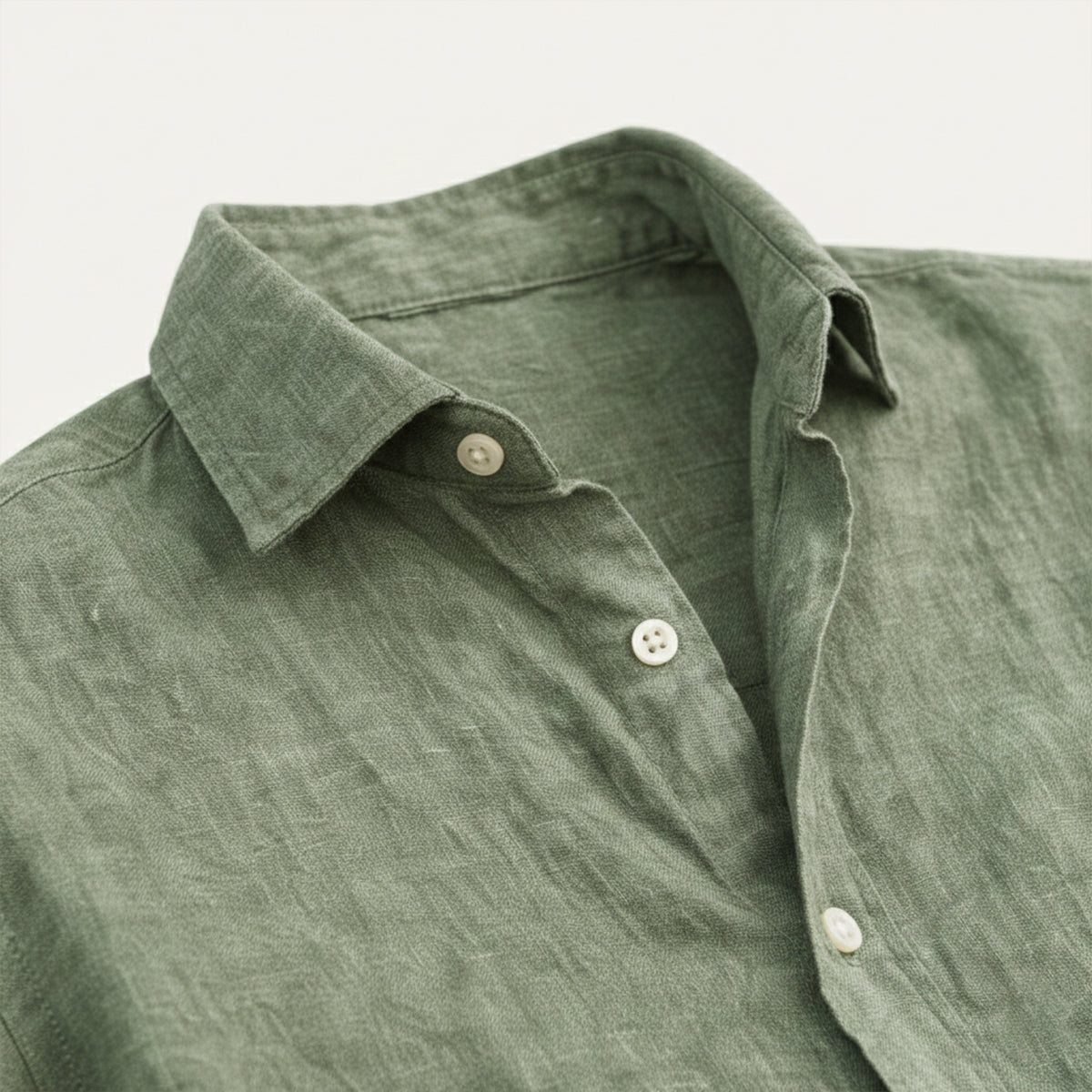 Camden | Men's Summer Casual Fit Linen Look Shirt