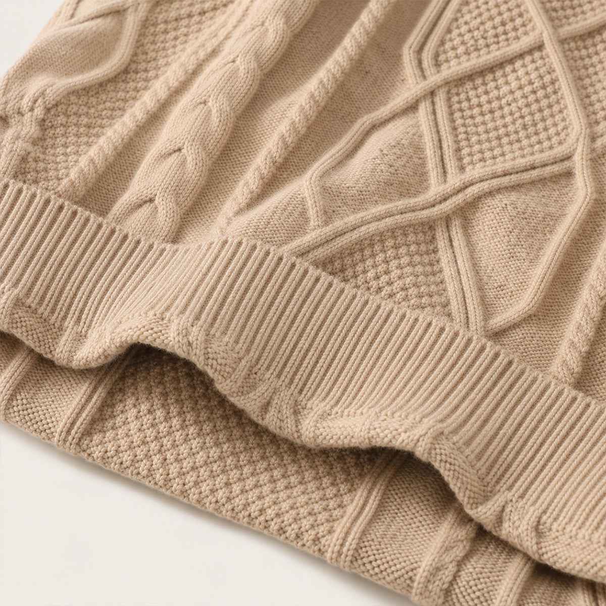 Erasmus | Men's Chunky Fisherman Cable Knit Jumper