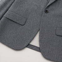 Malachi | Single Breasted Slim Fit Linen Blend Blazer