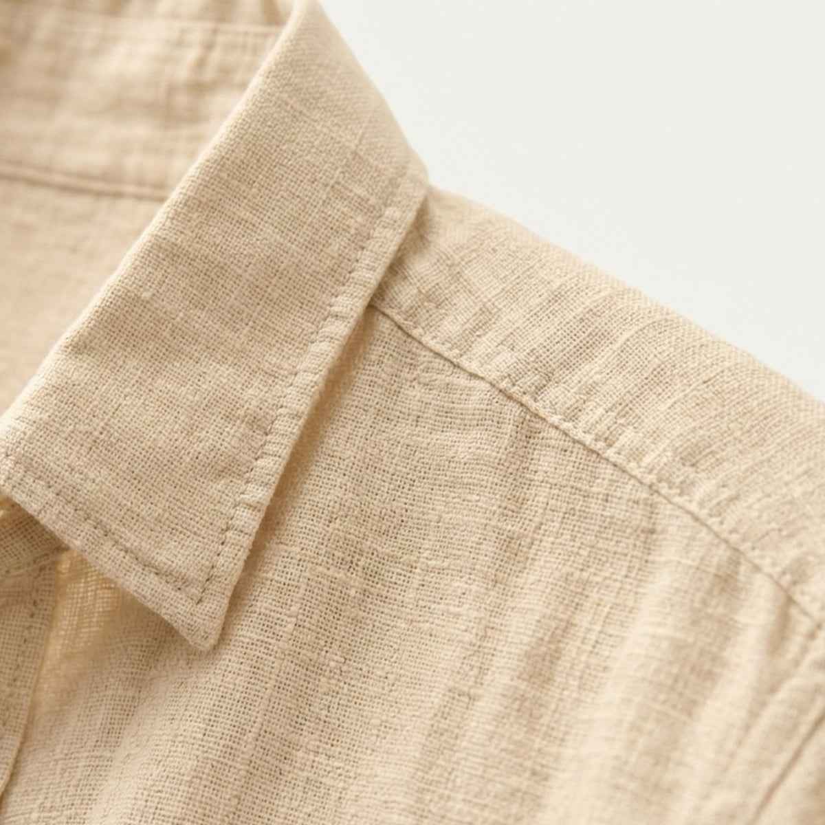 Whitlock linen shirt detail view four