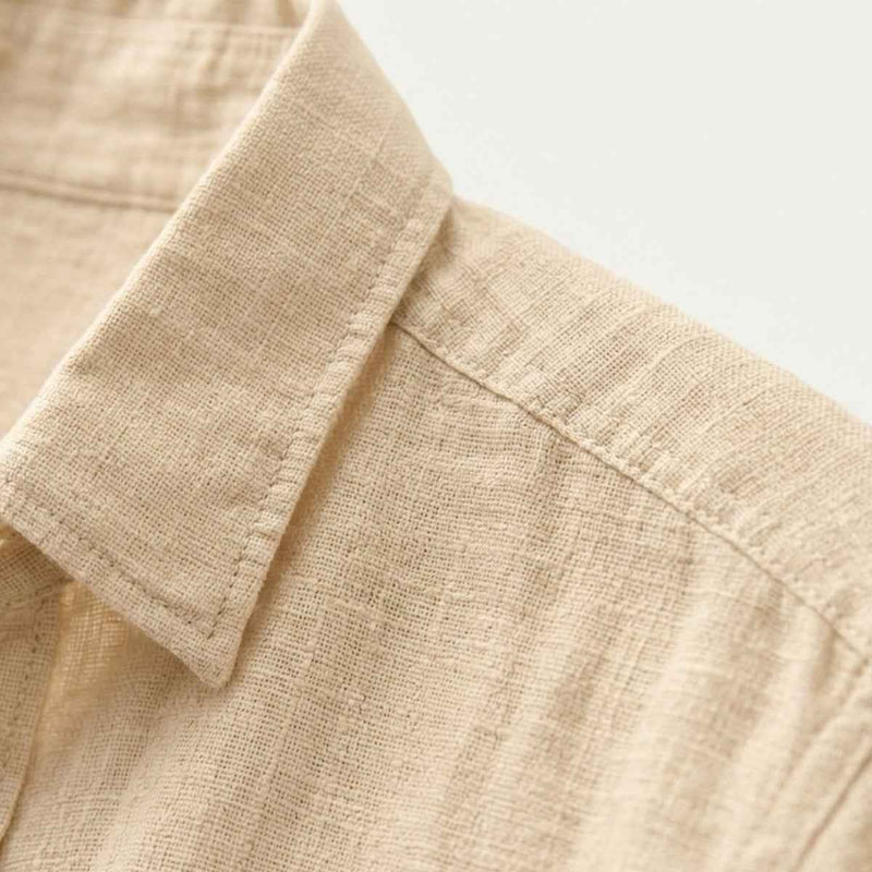 Whitlock linen shirt detail view four