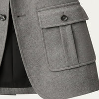 Lorenzo | Multi Pocket Tailored Tweed Blazer