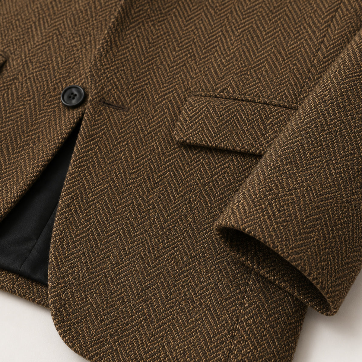 Theodore | Wool Herringbone Tweed Blazer