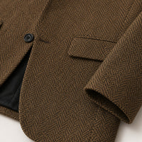 Theodore | Wool Herringbone Tweed Blazer