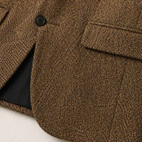 Manfred | Classic Herringbone Wool Blend Blazer