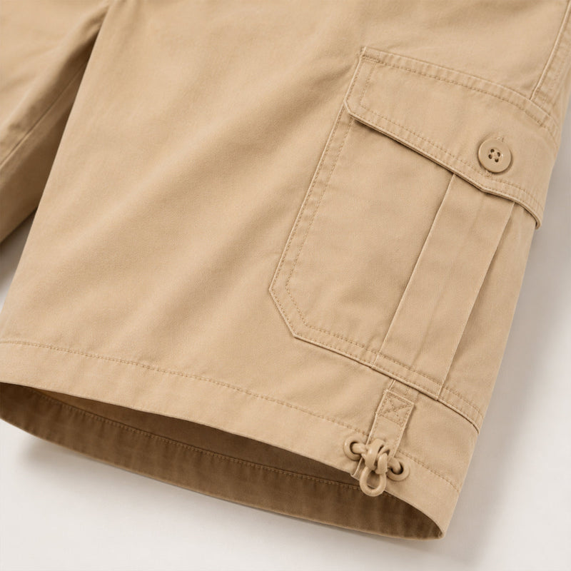 Jacob | 100% Cotton Cargo Shorts with Functional Pockets