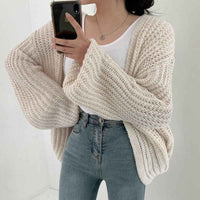 Eponine | Women's Oversized Open Front Cardigan Chunky Knit