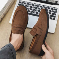 Benjamin | Men's Suede Moccasin Slip On Loafers
