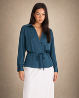 Olivia | tie front top