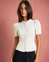 Layla | puff sleeve top